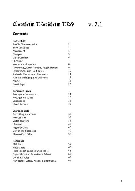 mordheim mods|mordheim règles pdf.